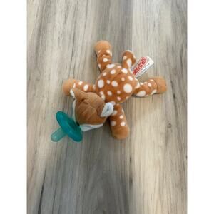 Amber Fawn Deer Wubbanub Pacifier Lovey Security Missing Tags